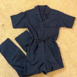 DownEast navy blue jumpsuit *SIZE MEDIUM*